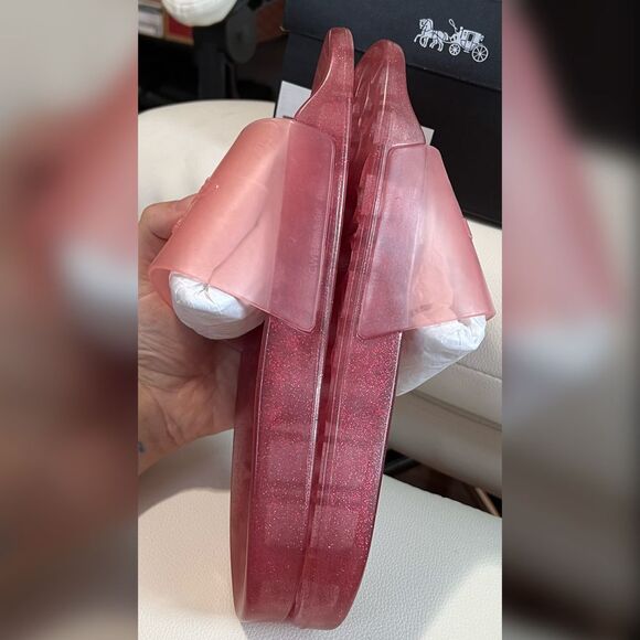 COACH Ulyssa Rubber Slide | Women's 9 - Picture 4 of 5